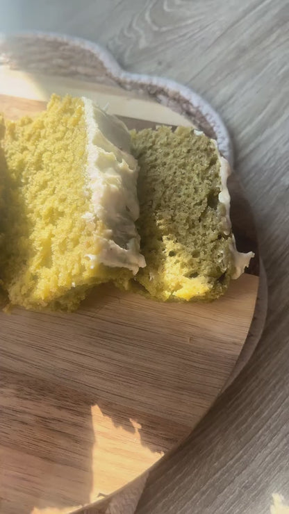Préparation pour cake Matcha & Chocolat Blanc | Mix à gâteau maison | Pineut