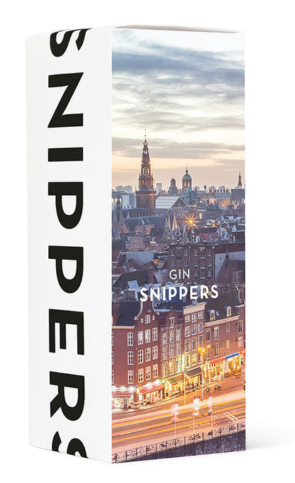 Coffret cadeau Gin Snippers | Bouteille 350 ml avec copeaux de fût de chêne | Transformez votre gin en gin ambré | Cadeau premium