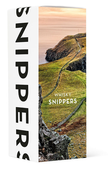 Coffret cadeau Whisky Snippers | Bouteille 350 ml avec copeaux de fût écossais | Infusion maison | Cadeau premium passionnés de whisky
