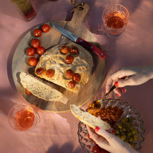 Focaccia | sac | Bruschetta aux tomates