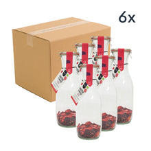 Watertwist | Karaf | Aardbei & Hibiscus BIO | Doos met 6 stuks